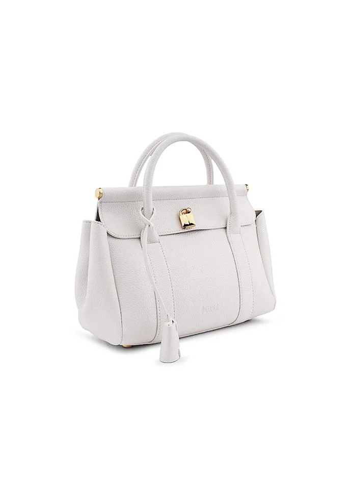 Cuple Women’s Structured Top Handle Shoulder Bag